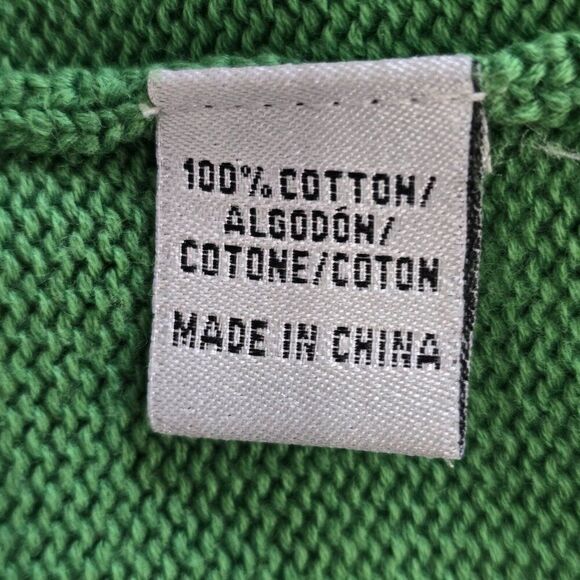 Tibi New York Green Crop Cardigan Button Down Cotton Sweater Womens Size S - Picture 8 of 8